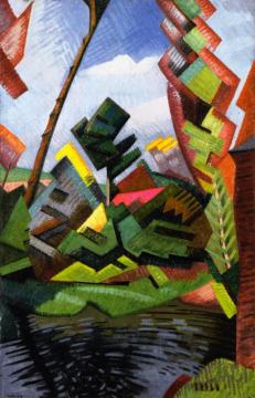 Mill At Saint Bénin Artwork by Auguste Herbin