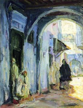 Street In Tangier Artwork by Henry Ossawa Tanner
