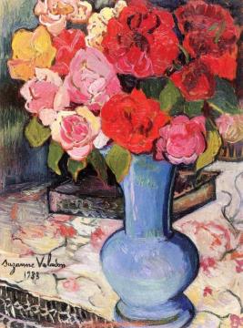 Vase Of Flowers Artwork by Suzanne Valadon