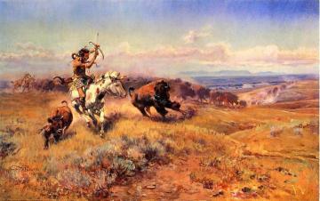 Horse of the Hunter Artwork by Charles Marion Russell