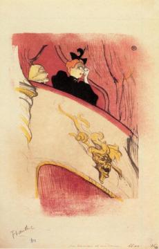 The Box With The Guilded Mask Artwork by Henri de Toulouse-Lautrec