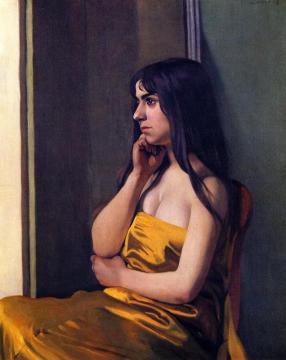 The Yellow Sheet Artwork by Felix Vallotton