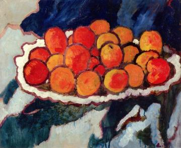 Bowl Of Peaches Artwork by Louis Valtat