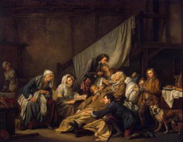 Filial Piety Artwork by Jean-Baptiste Greuze