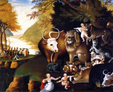 Peaceable Kingdom Artwork by Edward Hicks