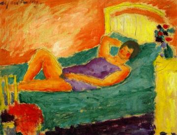 Girl Reclining Artwork by Alexej Jawlensky