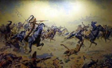 Custer's Last Fight Artwork by William Robinson Leigh