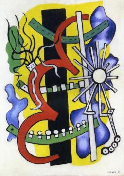 Imaginary Composition Artwork by Fernand Léger