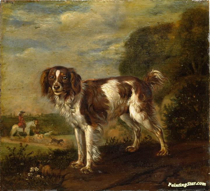 A patrijshond Artwork by Paulus Potter