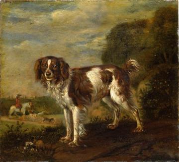 A patrijshond Artwork by Paulus Potter