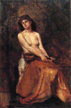 A Musician Artwork by Thomas Wilmer Dewing