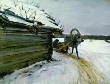 In Winter Artwork by Valentin Serov