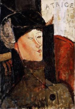 Portrait of Beatrice Hastings Artwork by Amedeo Modigliani