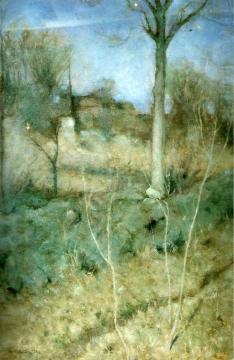 Moonlight in Varberg Artwork by Nils Kreuger