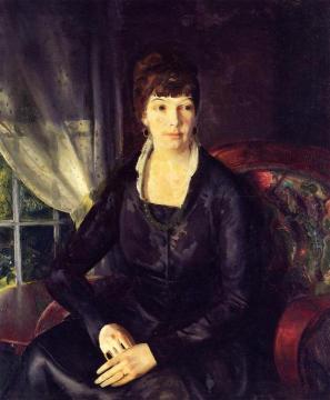 Emma At The Window Artwork by George Wesley Bellows
