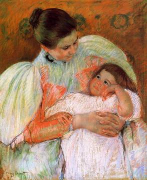 Nurse and Child Artwork by Mary Cassatt