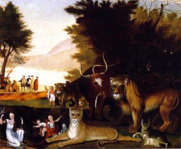 Peaceable Kingdom Artwork by Edward Hicks