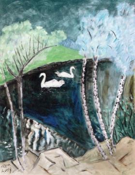 Swans Artwork by Milton Avery