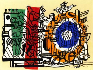 Etude Pour La Grande Parade Artwork by Fernand Léger