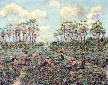 Tomato Patch, Florida Artwork by Ernest Lawson