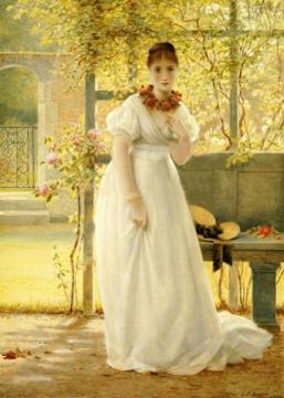 In the Walled Garden Artwork by George Dunlop Leslie