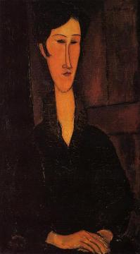 Portrait of Madame Zborowska Artwork by Amedeo Modigliani