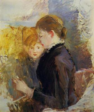 Miss Reynolds Artwork by Berthe Morisot