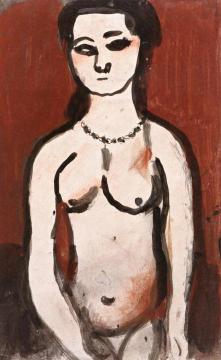 Nude Woman Artwork by Georges Rouault