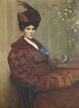 Mrs Martha Ellen Mccolgan Artwork by Ernest Townsend