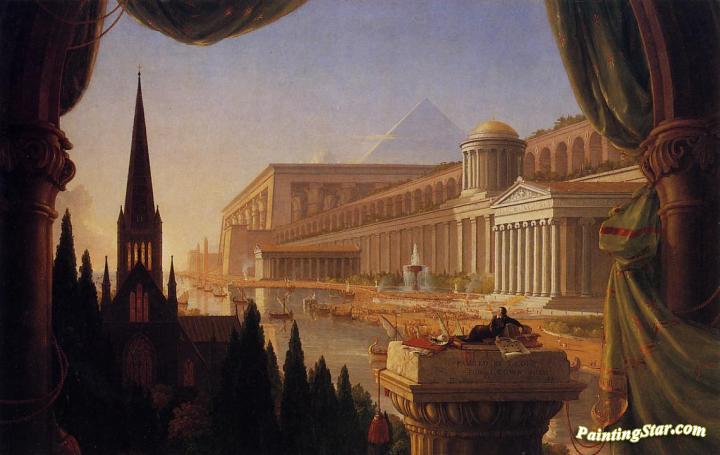 The Architect's Dream Artwork by Thomas Cole