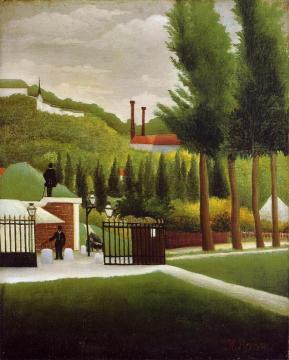 The Customs House Artwork by Henri Rousseau