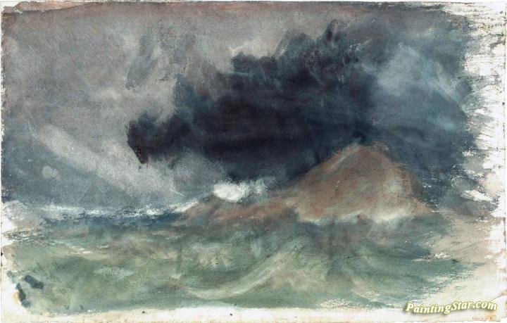 The Mewstone Artwork by Joseph Mallord William Turner