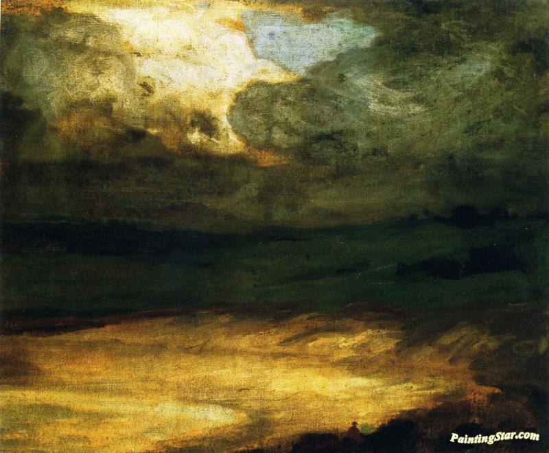 The Beach, Concarneau Artwork by Robert Henri