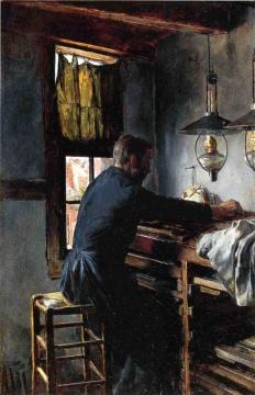 A Dutch Type Setter Artwork by Charles Frederic Ulrich