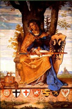 Allegorical Figure Of Germania Artwork by Philipp Veit