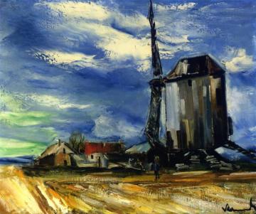 Windmill Artwork by Maurice De Vlaminck
