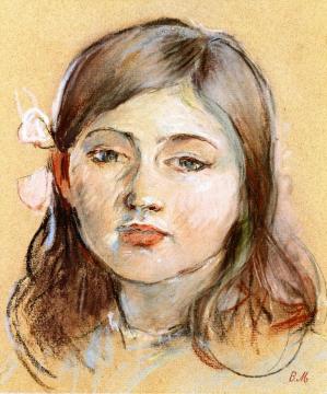 Portrait of Julie Artwork by Berthe Morisot