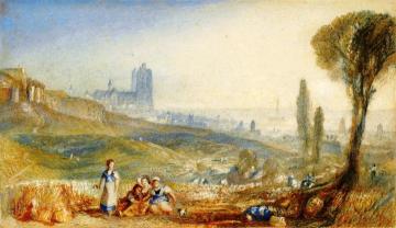 Brussels, A Distant View Artwork by Joseph Mallord William Turner