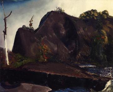 Old Canal, Eddyville Artwork by George Wesley Bellows