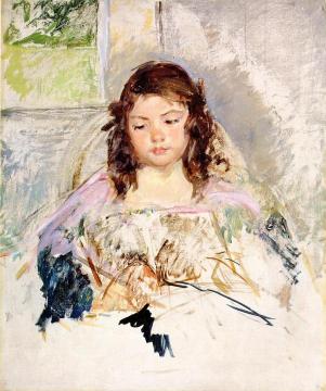 Sketch for 'Francoise in a Round-Backed Chair, Reading Artwork by Mary Cassatt