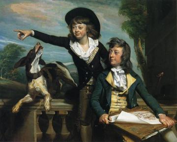 Charles Callis Western And His Brother Shirley Western Artwork by John Singleton Copley