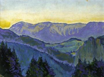 Semmering Landscape Artwork by Koloman Moser