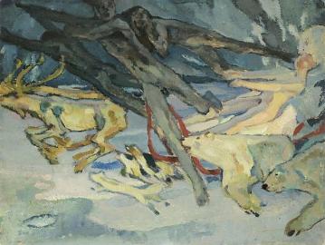 Queen of Ice Artwork by Leo Putz