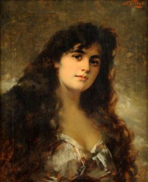 An Oriental Beauty Artwork by Nathaniel Sichel