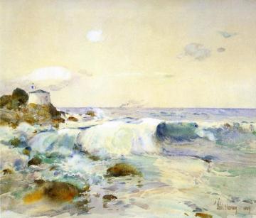 On the Brittany Coast Artwork by Frederick Childe Hassam