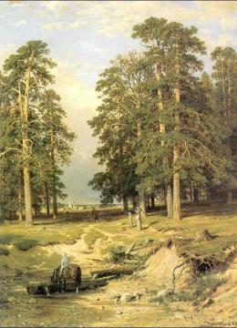 Holy Spring Near Elabuga Artwork by Ivan Ivanovich Shishkin