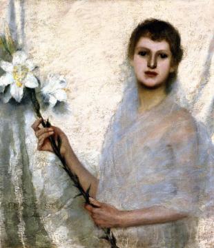 Innocentia Artwork by Franz von Stuck
