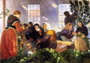 Before The Royal Visit Artwork by Anna Ancher