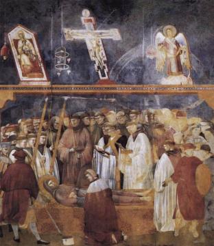 Legend Of St Francis: 22. Verification Of The Stigmata (upper Church, San Francesco, Assisi) Artwork by Giotto di Bondone