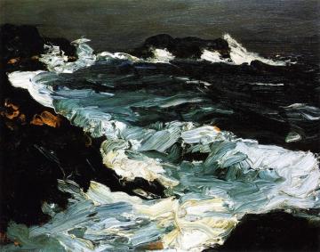 Rough Seas Near Lobster Point Artwork by Robert Henri